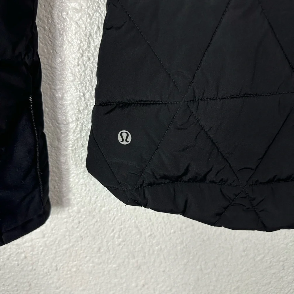 Lululemon Fluffed Up Jacket Black SZ 4